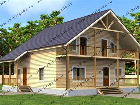 Дома из бруса естественной влажности под ключ и под усадку в Москве