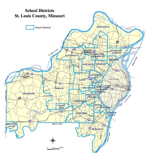 St Louis County Mo Map Paul Smith