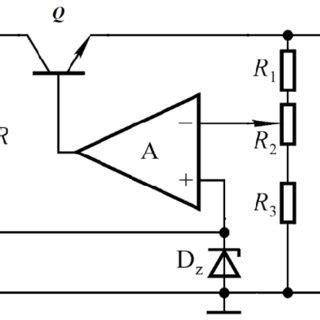 Schematic diagram of the linear power supply | Download Scientific Diagram