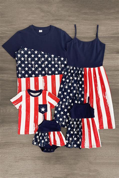 American Flag Matching Family Set | Sparkle In Pink