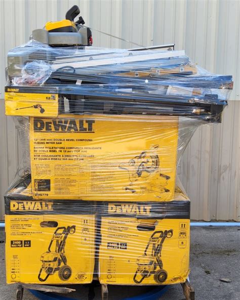 Dewalt Tool Pallet Lot Id Untested Customer Returns Texas