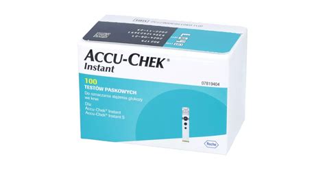 ACCU-CHEK Instant - testy paskowe, 100 sztuk – opinie, skład i cena ️ ...