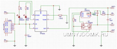 Модуль заряда аккумуляторов tp4056 схема подключения
