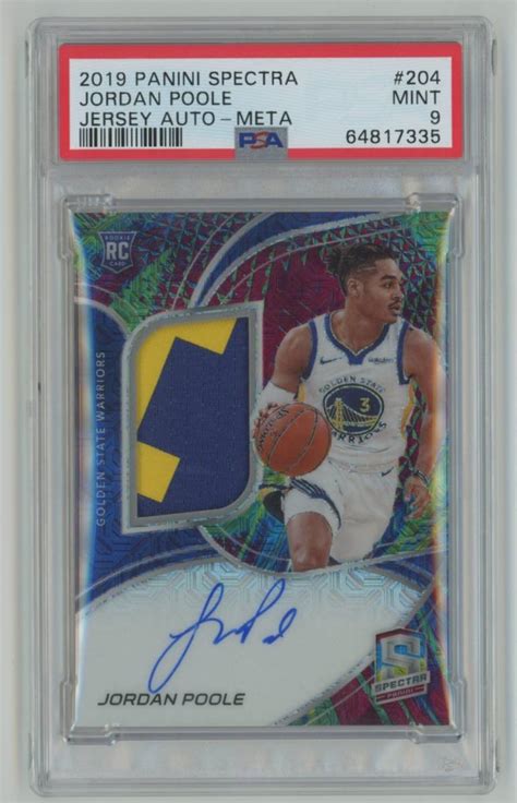 Letaopsa Mintjordan Poole Panini Spectra Rookie