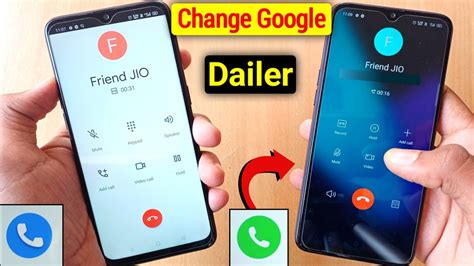 How To Change Google Dialer Change Calling Scree UI Modify The