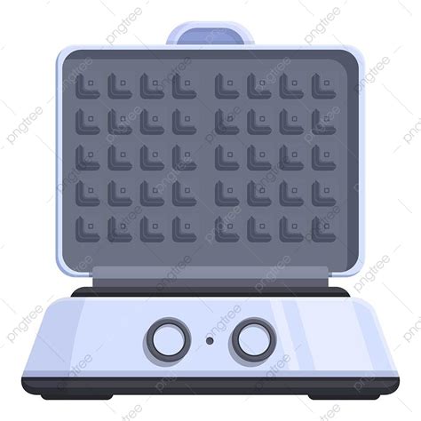 Waffle Maker Vector Hd PNG Images Plate Waffle Maker Icon Cartoon