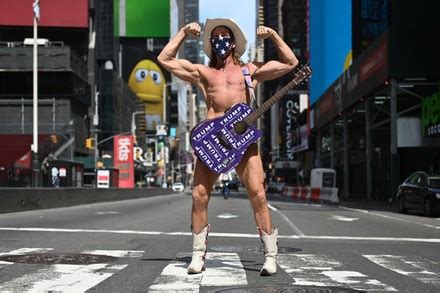 New York Naked Cowboy Aka Robert Editorial Stock Photo Stock Image Shutterstock