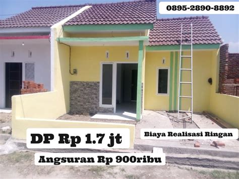 Rumah Subsidi DP Biaya Realisasi Bisa Diangsur Flexible