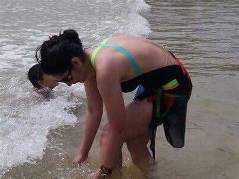 Maanayata Dutt Spotted In A Bikini Sanjay Dutt Wife Bikini Pictures Sanjay Dutt Holidays With