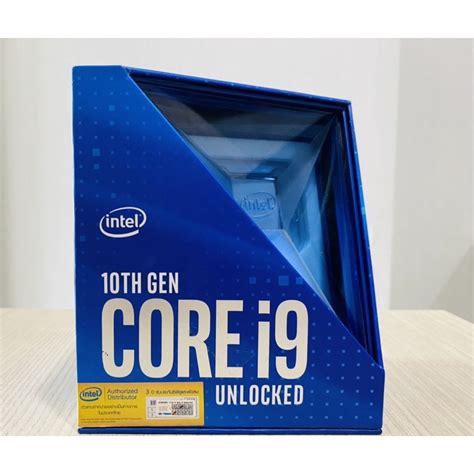 Cpu ซีพียู Intel Core I9 10900k 5 30ghz 10c 20t Lga1200 ตัวท็อป พร้อมส่ง Shopee Thailand