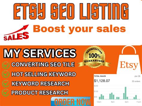 Etsy Seo For Etsy Product Listing To Boost Your Etsy Sales Upwork