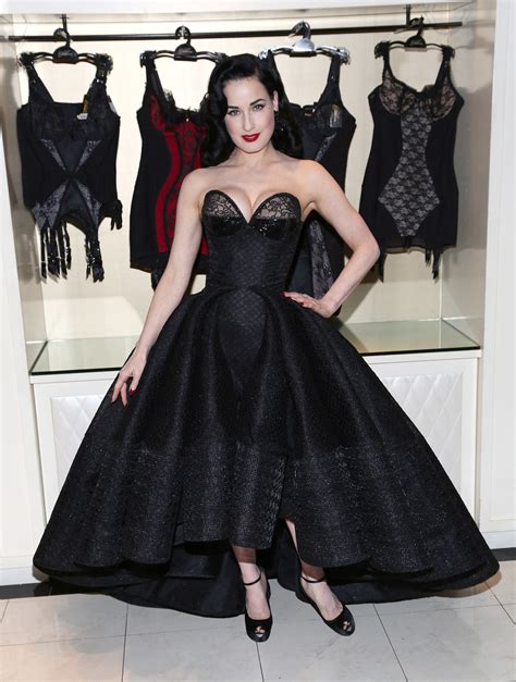 Dita Von Teese Dita Proves Theres Nothing More Glamorous Than A Zac