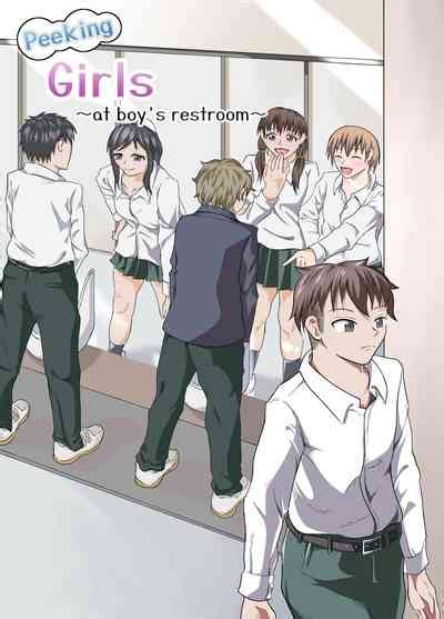 Nozoki Miru Joshi Tachi Peeking Girls At Boy S Restrooms Nhentai Hentai Doujinshi And Manga