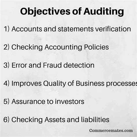 What Is Auditing Objectives Types Benefits Of Auditing With Pdf