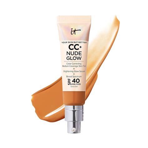 Amazon It Cosmetics Cc Nude Glow Tan Rich Medium Coverage Foundation With Spf