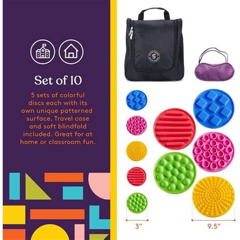 Textured Tiles Matching Game Set Of 5 Sensory Tactile Toy Tfh Canada