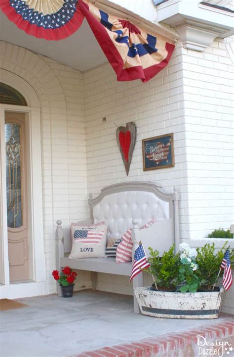 4th Of July Front Porch Decor Design Dazzle