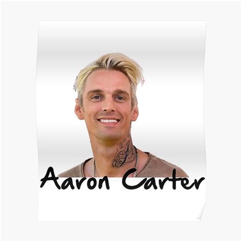 Aaron Carter Rip Aaron Carter Aaron Carter Poster For Sale By