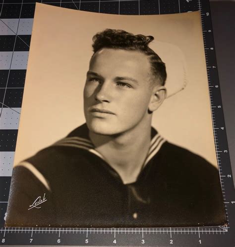 WWII S Handsome Beefcake SAILOR Cute Man Navy Vintage Gay Int Studio PHOTO Antique Price