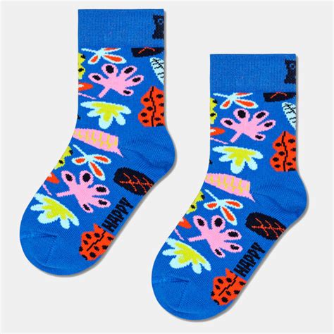 Happy Socks Kids Leaves Sock Multicolour P000019