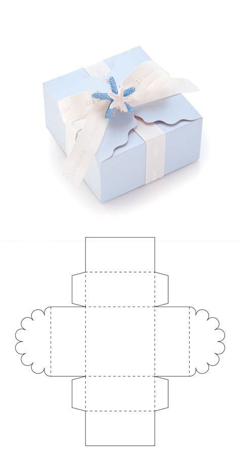 Molde Imprimible Para Caja De Regalo En Cart N Gift Box Template Diy