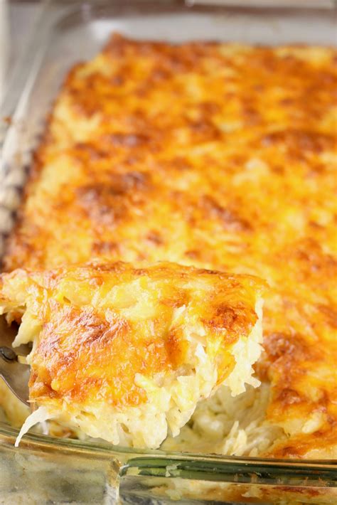 Best Cheesy Hashbrown Casserole Easy Recipe Miss In The Kitchen