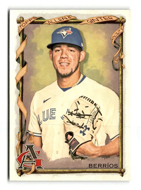 Topps Allen Ginter Jose Berrios Base Set Toronto Blue Jays