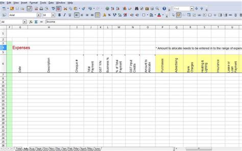 simple business expense spreadsheet — db-excel.com