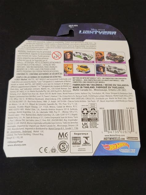 Mavin Hot Wheels Character Cars Disney Pixar Lightyear Xl Buzz Lightyear New