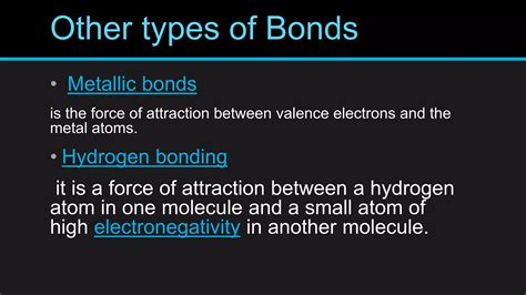 Types of Chemical Bonds | PPT