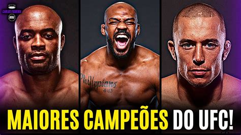 OS 10 MAIORES CAMPEÕES DA HISTÓRIA DO UFC YouTube