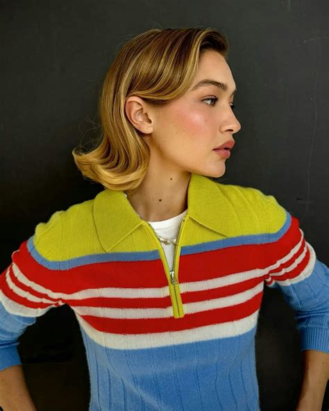Fashion Update: Gigi Hadid Debuts a Sophisticated Sharp Bob Haircut 9