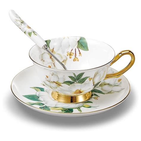 Set Ceasca De Cafea Cu Farfurie Gelldg Portelan Ml Multicolor