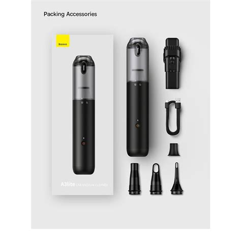 Baseus A3 Lite เครื่องดูดฝุ่นในรถ Car Vacuum Cleaner 12000Pa ที่ดูดฝุ่น ...