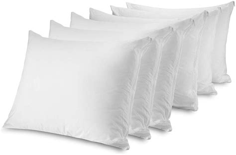 Zippered Pillow Protectors 100 Cotton Protects From Dirt Dust