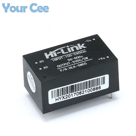 5pcs Original HLK 5M05 AC DC 220V To 5V 5W Isolated Power Supply Module