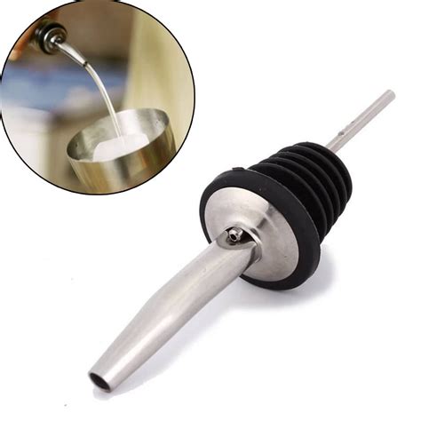 1/3/6 Pack Wine Pourer Stainless Steel Olive Oil Dispenser Spout Bottle ...
