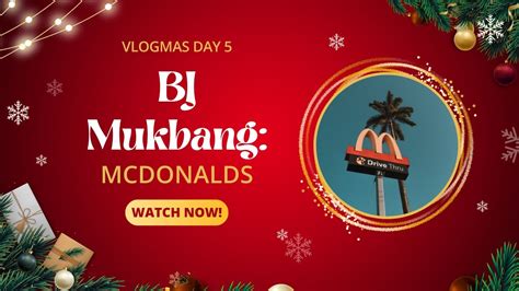 Vlogmas Day Mukbang Mcdonalds Breakfast Youtube