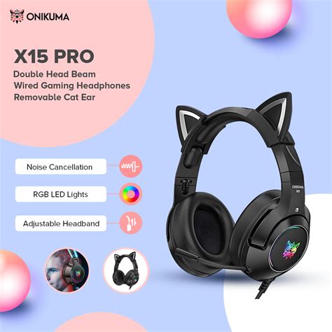 Onikuma X Pro Gaming Headset With Mic And Noise Cancellation