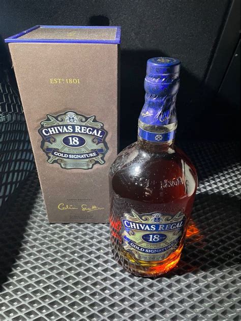 Chivas Regal 18 Gold Signature 1l Food And Drinks Alcoholic Beverages