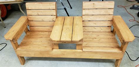 Double Chair Bench Plans Step By Step Plans Construct101