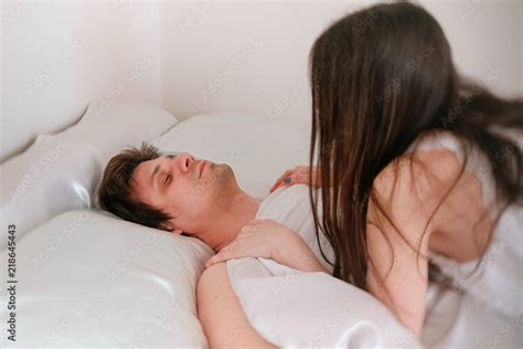 Husband And Wife Have Sex In The Morning Stock Photo Adobe Stock