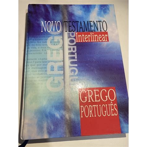 Novo Testamento Grego Portugues Interlinear - Novo Testamento Interlinear Grego/Português | Shopee Brasil
