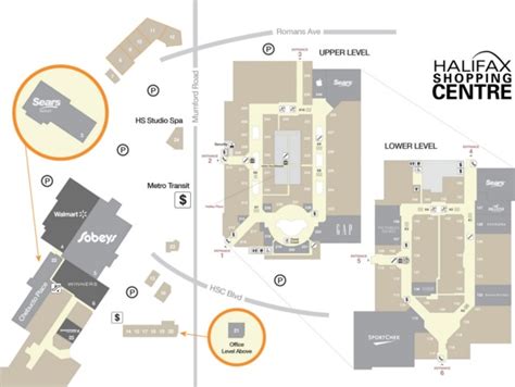 Halifax Shopping Centre Map – Map Of California Coast Cities