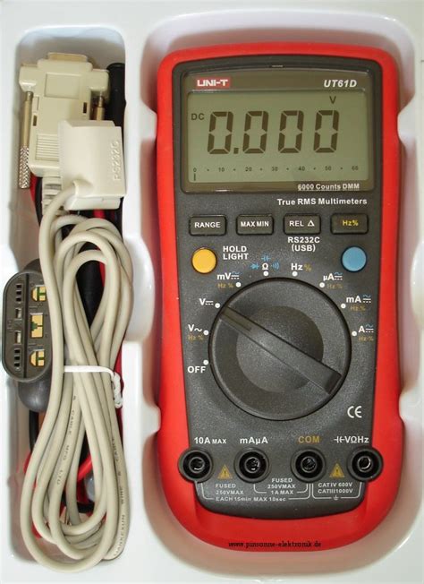 UNI-T UT61D 6000 Digits Auto Range Digital Multimeter mit RS232C ...