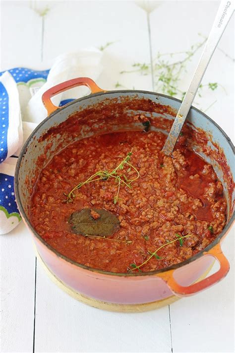 Sauce Bolognaise Maison Recette Facile Cuisine Culinaire