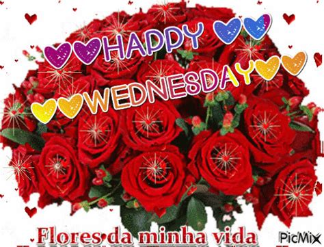 Happy Wednesday Rose Animated  In 2024 Happy Wednesday Happy