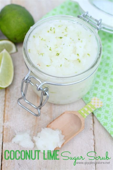 Coconut Lime Sugar Scrub Giggles Galore