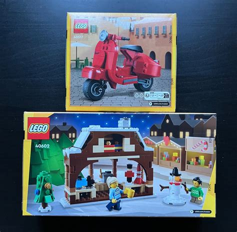 LEGO Creator 40602 40517 Winter Market Stall Vespa Catawiki