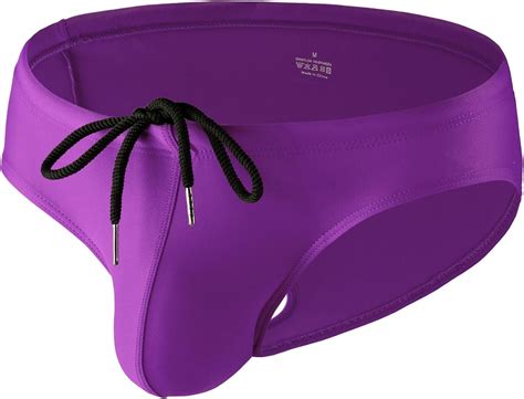 Qiuyi Mens Solid Swim Briefs Drawstring Bikini Sport Swimsuit Walmart